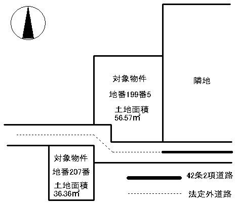 Compartment figure. Land price 2.08 million yen, Land area 92.93 sq m