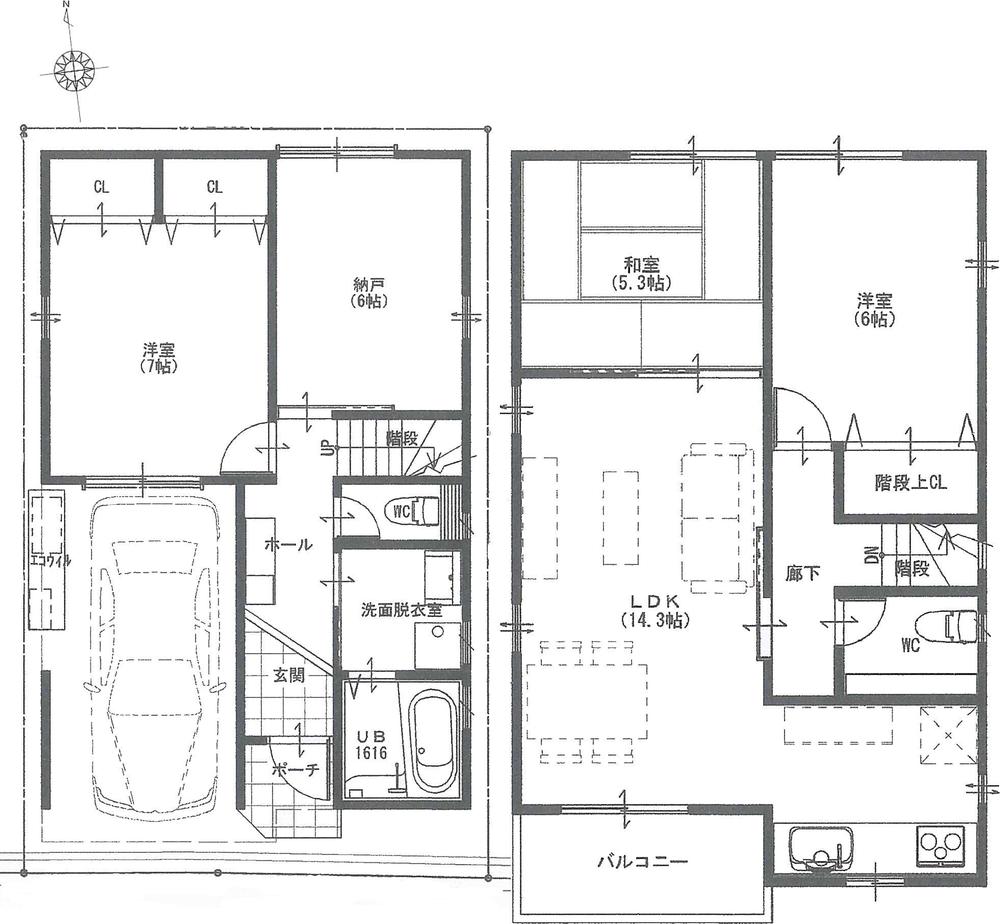 Floor plan. 32,800,000 yen, 4LDK, Land area 67.93 sq m , Building area 88.82 sq m