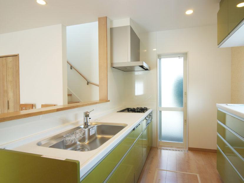 Same specifications photo (kitchen). Functional spacious kitchen. Panasonic. (The company example of construction photos) ※ Cup board is optional.