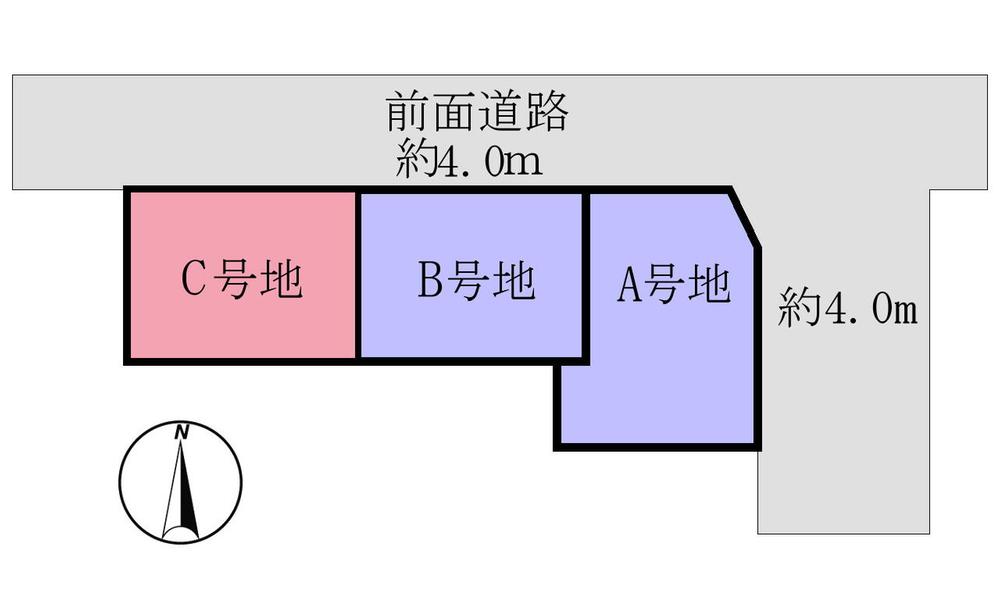 The entire compartment Figure. Before road spacious !! quiet residential area !!