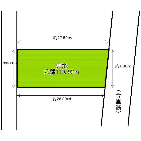 Compartment figure. Land price 22,800,000 yen, Land area 110.92 sq m