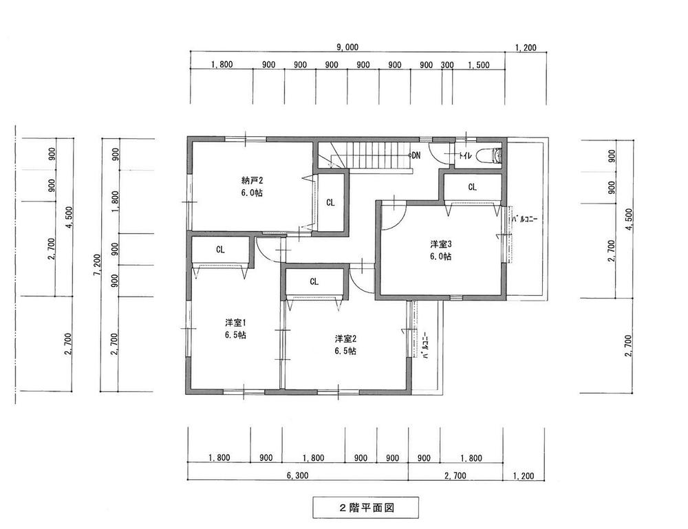 Floor plan. 33,800,000 yen, 4LDK, Land area 109.42 sq m , Building area 117.27 sq m 2 floor floor plan drawings