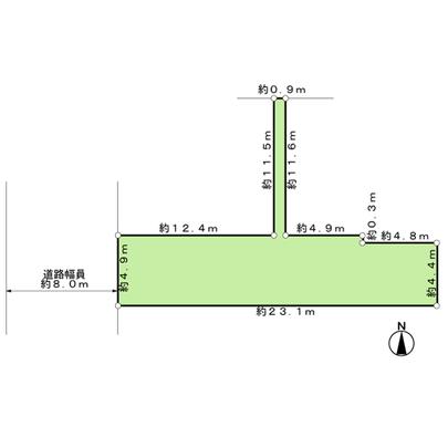 Compartment figure. Osaka-shi, Osaka Ikuno-ku, Tatsumikita 3-chome