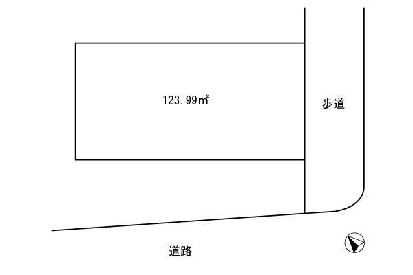 Compartment figure. Land price 30 million yen, Land area 123.99 sq m