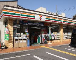 Convenience store. Seven-Eleven Osaka Tatsuminaka 2-chome up (convenience store) 206m