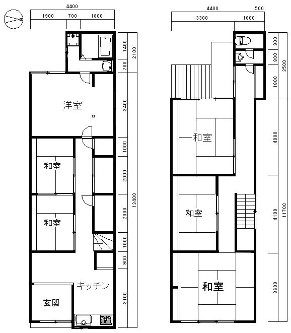 Floor plan. 14.5 million yen, 6K, Land area 81.8 sq m , Building area 121.66 sq m floor plan