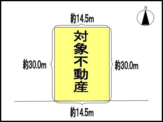 Compartment figure. Land price 65 million yen, Land area 437.03 sq m