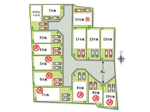 The entire compartment Figure. Rooftop garden THE SKY Ikunonishi 4 all 13 compartments