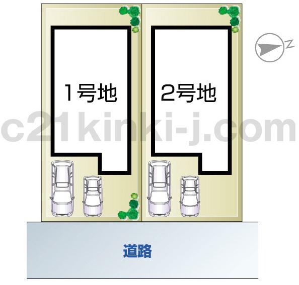 The entire compartment Figure. All 2 House! The entire road 8.0m!