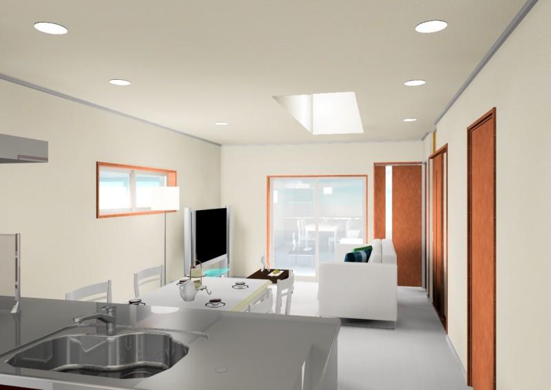 Rendering (introspection). Indoor image (living)