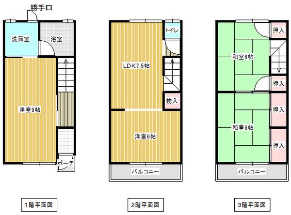 Floor plan. 18 million yen, 4DK, Land area 36.7 sq m , Building area 65.79 sq m