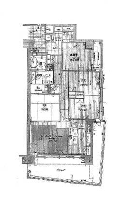 Floor plan. 4LDK, Price 36,800,000 yen, Occupied area 87.61 sq m , Balcony area 24.55 sq m
