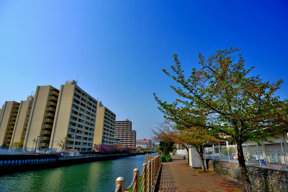 Other local. Johoku until the canal is the best in 300m walk course. Why do not you walk while looking at the beautiful scenery.
