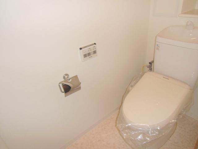 Toilet. Spacious toilet