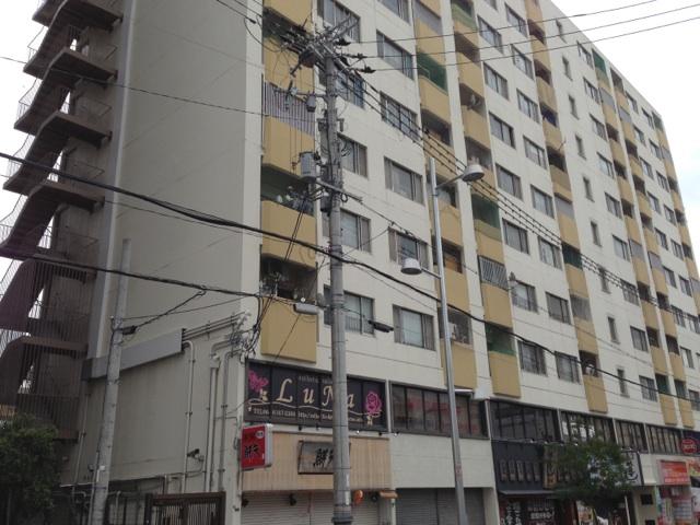 Local appearance photo. Gamo good location apartment of a 1-minute walk from the four-chome station