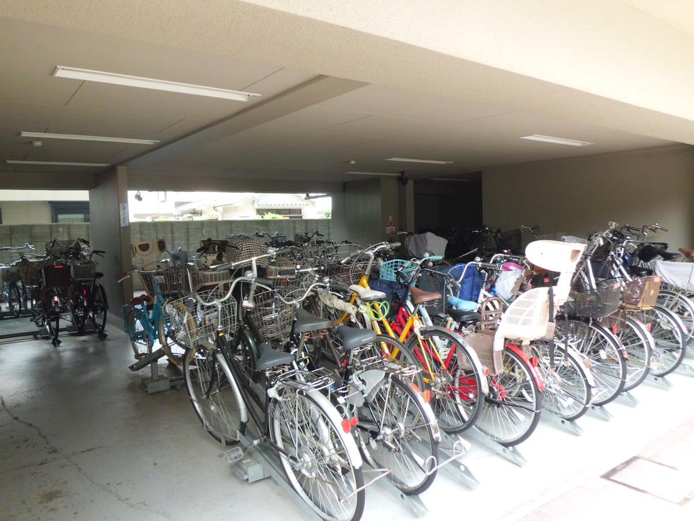 Parking lot. Common areas