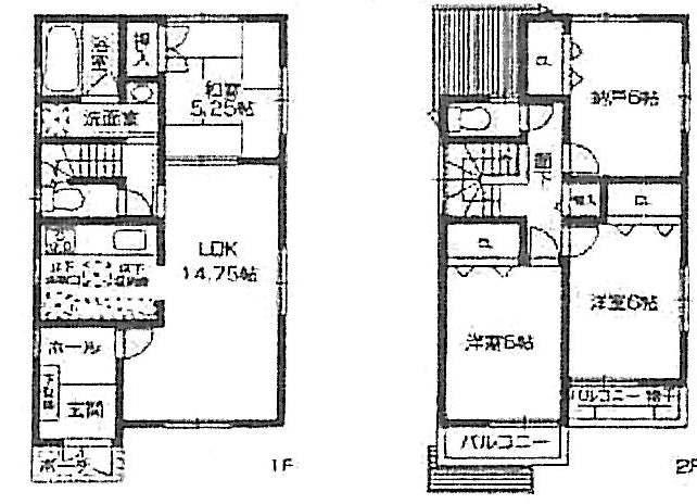 Floor plan. 30,800,000 yen, 4LDK, Land area 112.32 sq m , Building area 92.34 sq m
