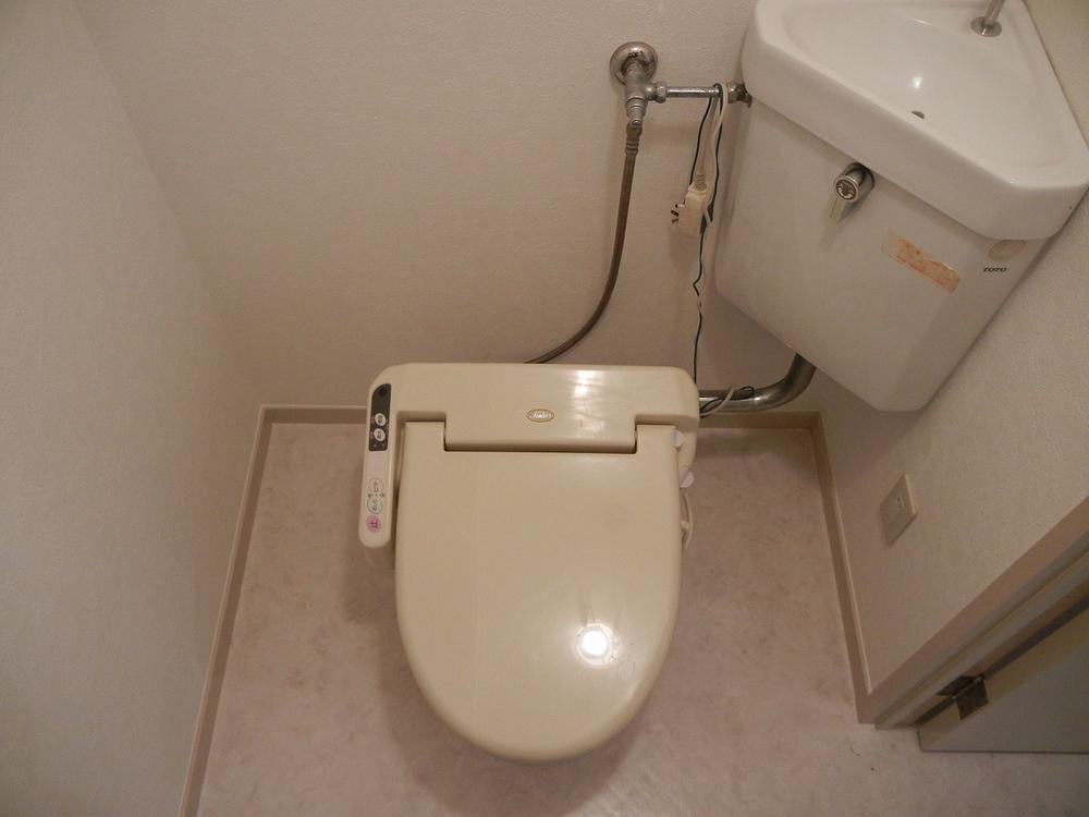 Toilet. Compact of restroom.
