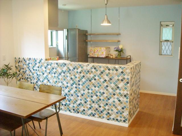 Building plan example (introspection photo).  ※ Construction Case kitchen