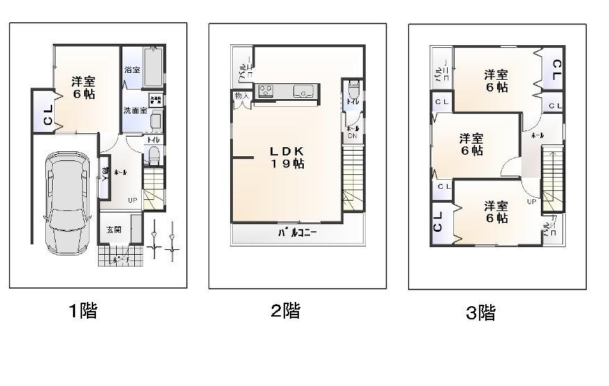 Floor plan. 29,800,000 yen, 4LDK, Land area 68.89 sq m , Building area 118.68 sq m free design is also available. Please consult.