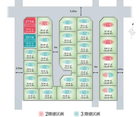 The entire compartment Figure. All 30 House. The two-story and three-story section was available. Large compartment is a feature of the frontage. 