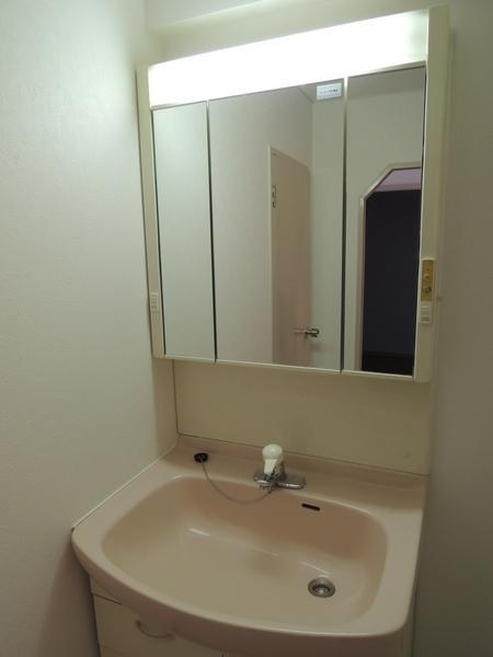 Wash basin, toilet. Shampoo dresser. I thin pink is good.