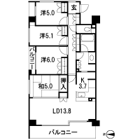 Floor: 4LDK, occupied area: 87.46 sq m, Price: TBD