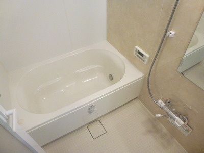Bath. Bathroom with Reheating bathroom dryer