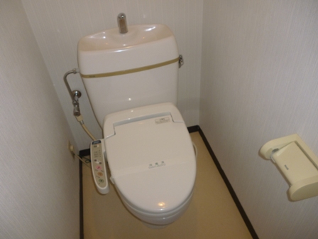 Toilet. With Washlet