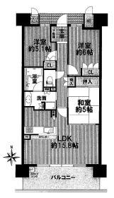 Floor plan. 3LDK, Price 25,800,000 yen, Occupied area 72.68 sq m , Balcony area 15.87 sq m family type of loose 3LDK!