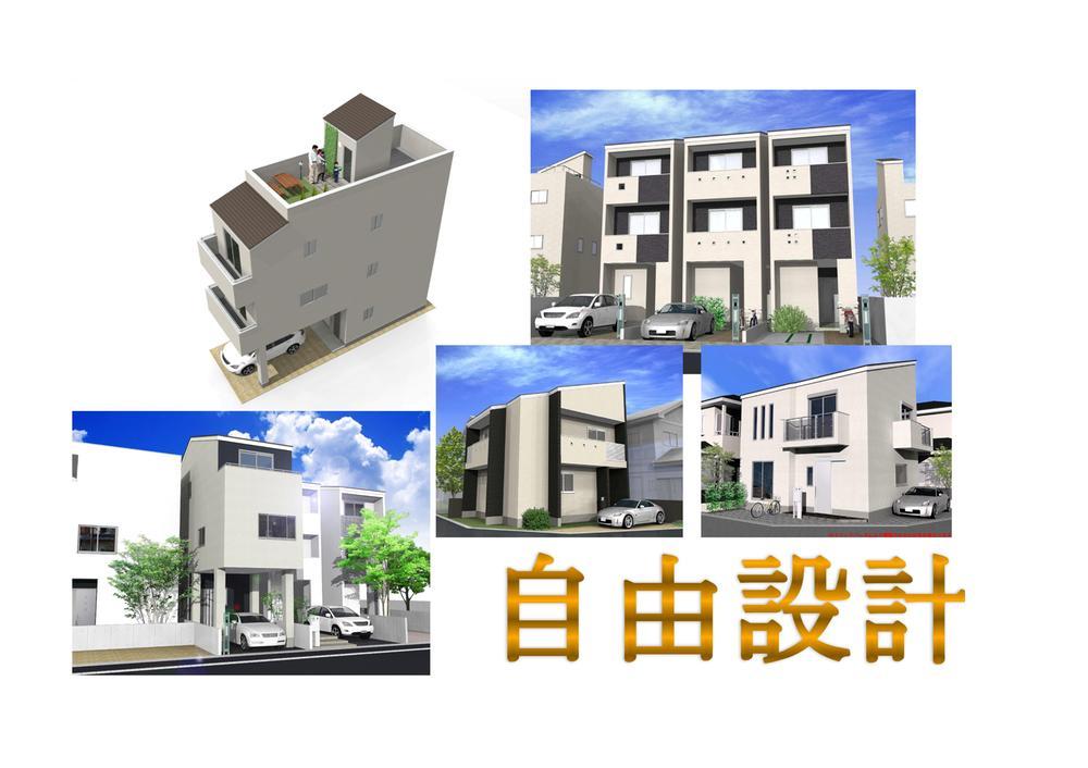 Building plan example (exterior photos). Free design of solar housing! !