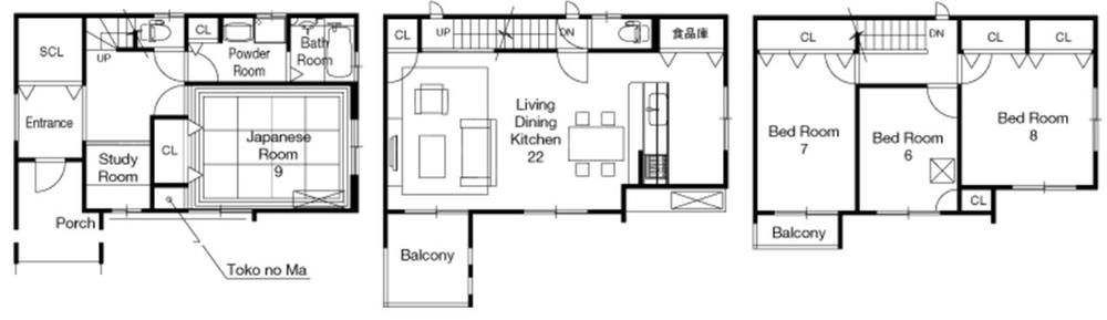 Compartment figure. Land price 18,800,000 yen, Land area 92.44 sq m