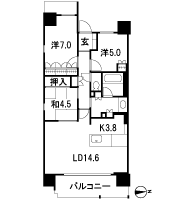Floor: 3LDK, occupied area: 78.52 sq m, Price: 41,452,000 yen