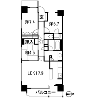 Floor: 3LDK, the area occupied: 82.5 sq m, Price: 52,802,000 yen