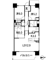 Floor: 3LDK, the area occupied: 72.5 sq m, Price: 45,709,000 yen