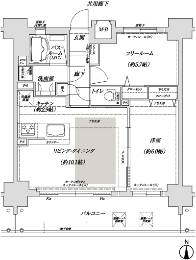 Floor: 1LDK + F (storeroom), the occupied area: 54.31 sq m, Price: 32,057,000 yen