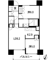 Floor: 2LDK, occupied area: 54.15 sq m, Price: 28.6 million yen ~ 31,900,000 yen
