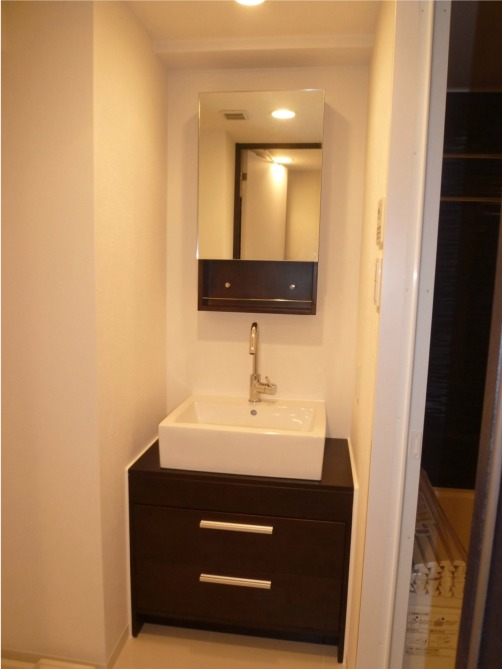 Washroom. Wash basin equipped designer specification! 