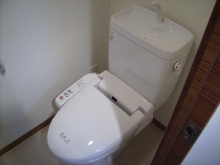 Toilet. Washlet is with. 