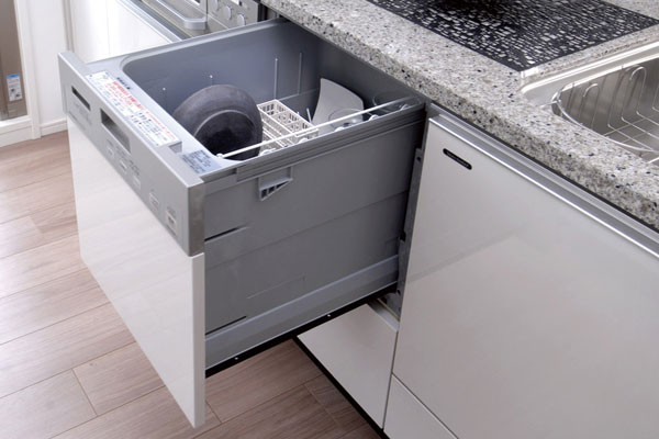 Kitchen.  [Dishwasher] Excellent dishwasher to save water than hand washing. And out of the dishes is easy drawer type (same specifications)