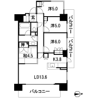 Floor: 4LDK, occupied area: 84.18 sq m, Price: 47,100,000 yen ~ 48,900,000 yen
