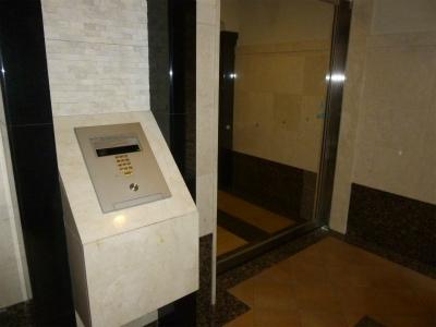 Entrance. Mansion entrance of auto-lock