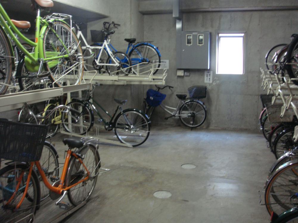 Other common areas. Is a bicycle parking lot.