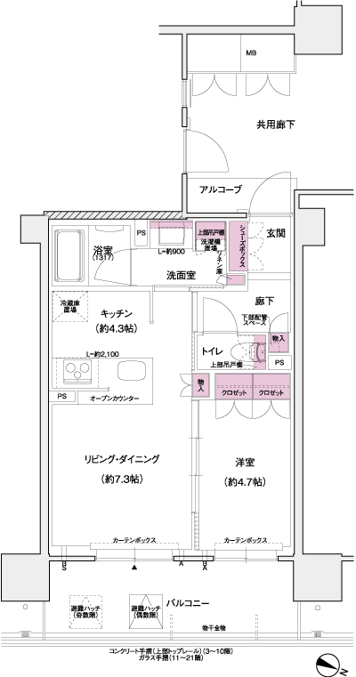 Floor: 1LDK, the area occupied: 40.7 sq m, Price: 26,021,000 yen ~ 31,284,000 yen