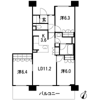 Floor: 3LDK, occupied area: 73.12 sq m, Price: 47,891,000 yen ~ 48,294,000 yen
