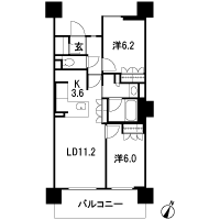 Floor: 2LDK, occupied area: 60.66 sq m, Price: 37,359,000 yen ・ 39,183,000 yen