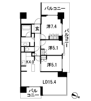 Floor: 3LDK, occupied area: 78.06 sq m, Price: 46,676,000 yen ・ 50,118,000 yen