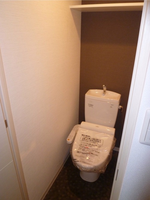 Toilet. With Washlet! Accent Cross is also feeling good! 