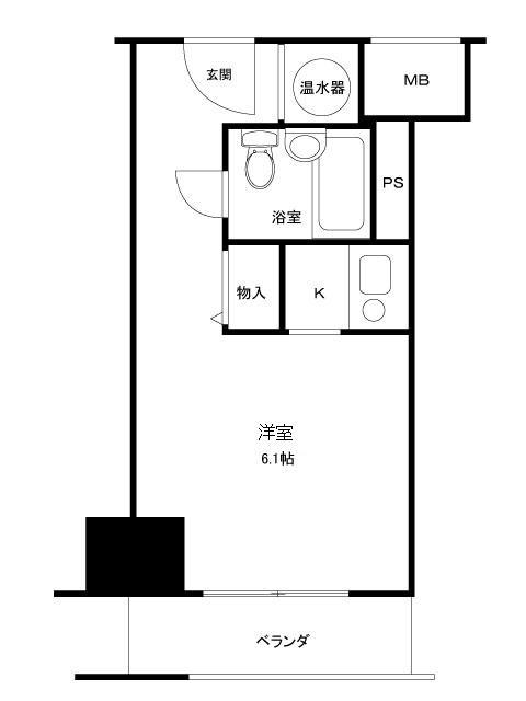 Floor plan. Price 7.8 million yen, Occupied area 19.46 sq m , Balcony area 4.18 sq m floor plan
