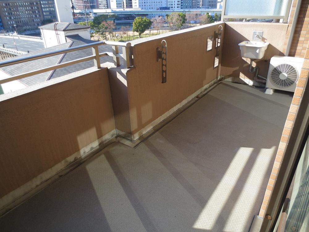 Balcony. About 13 square meters wide balcony of!